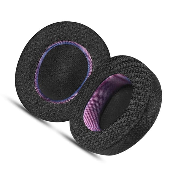 Replacement Ear Pads for SteelSeries Arctis Nova Pro - Black & Purple Bluetooth version