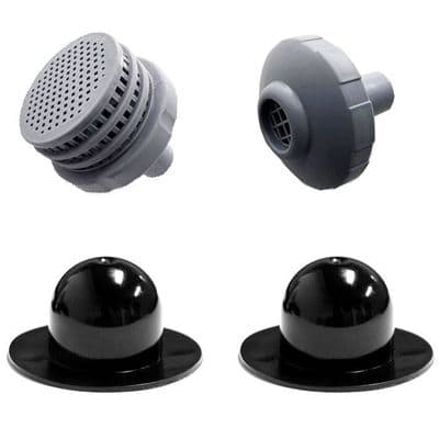 Intex Pool Vattenstråle Anslutningssats - 25022E - Plast - Klorresistent - 2-pack