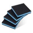 Set med 4 vibrationsdämpande gummiisoleringsmattor, 10,2 x 10,2 x 2,2 cm, för luftkonditionering, luftkonditioneringssystem