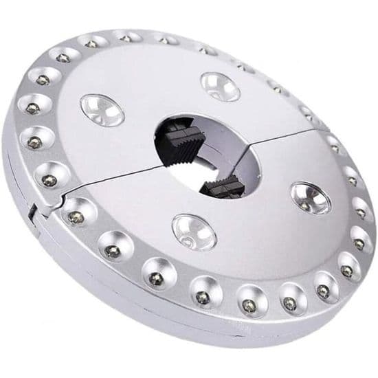 Trådløse LED-campinglys, 28 supersterke LED-er, 3 dimmernivåer, uteplass campinghage.