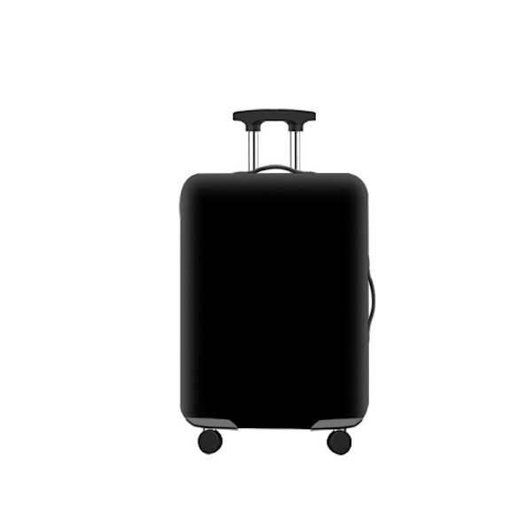 Luggage Cover - Thickened Polyester Suitcase Protector Black M Black