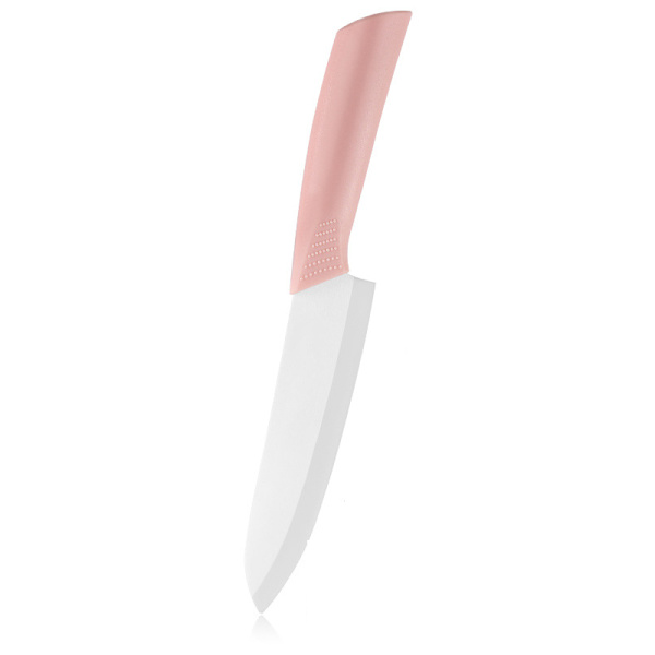 Ceramic Kitchen Knife - Pink, 15 cm XL