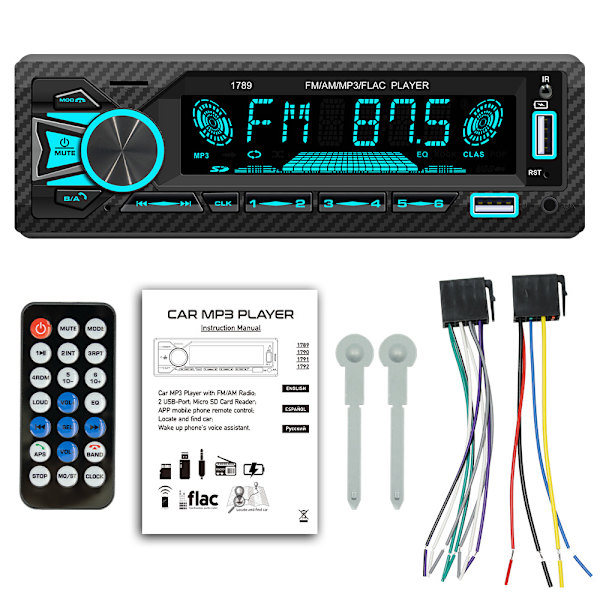 Bil Bluetooth MP3-spiller Dobbel USB-lader Generasjon Multifunksjonell Bilradio CD DVD
