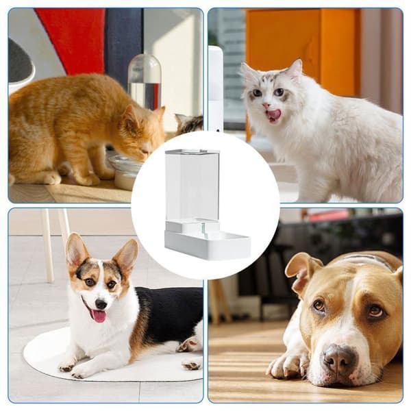 Automatisk vattendispenser för katter - Vattendispenser för hundar, utfodringsset för husdjur, vattendispenser - 3,8L