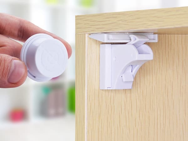 Barnesikring Magnetisk for Skap og Skuffer – 10-pakning