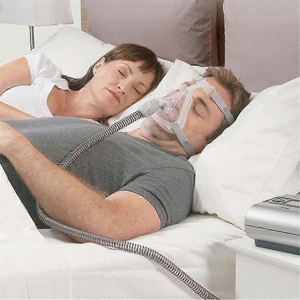 Full ansikts CPAP-masker med hodeplagg, albue/svivel og pute