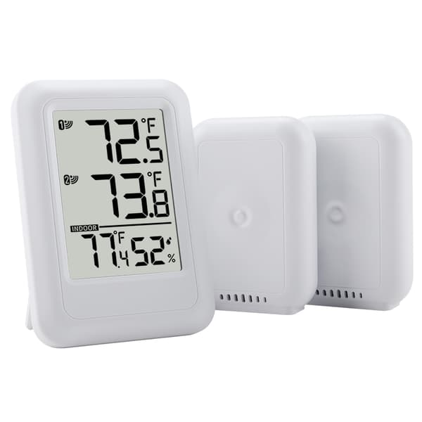 Wireless Digital Indoor and Outdoor Thermometer with 2 Sensors