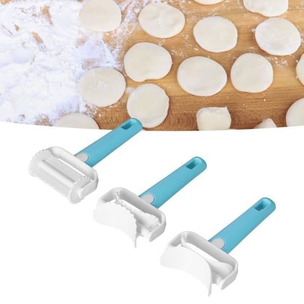 Kjevle, deigkutter, baketilbehør for å lage kjeks, wontons, dumplings, bordsett, raclette