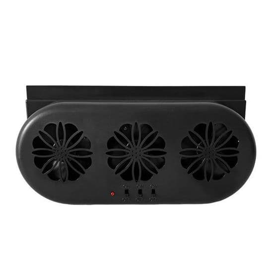 Biludstødningsventilator med 3 USB-ventilatorer, støjsvag luftcirkulationsventilator, radiatorventilator
