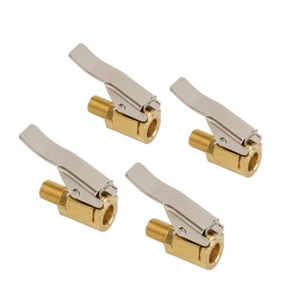 8 mm rengasventtiilisovitin - messinki - universaali - 4 kappaletta