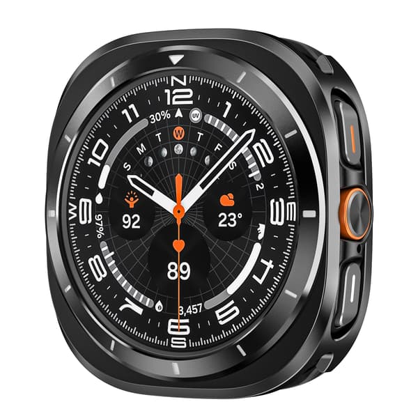 Metalkasse til Samsung Galaxy Watch 7 Ultra Sort