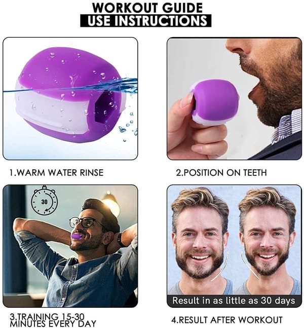 Leukaharjoitin silikoni violetti