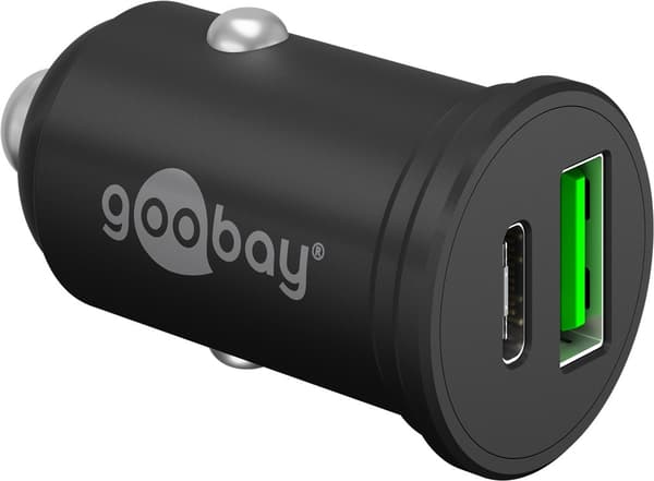 Dobbel USB-billader USB-C™ PD (Power Delivery) (45 W)
