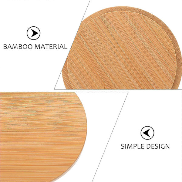 3 st Mugglock Bambu Kopplock Praktiska Kopplock för Hemmet (Träfärg)