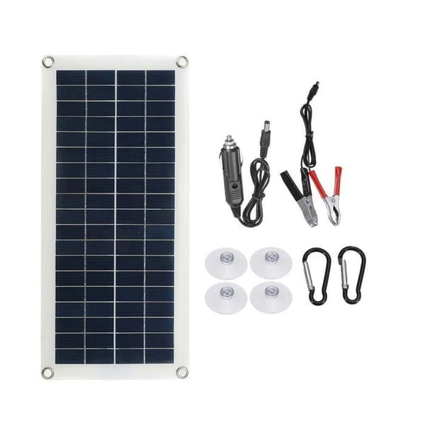 30W flexibel solpanel för bil, båt, batteriladdare, dubbelfärgad, flerfärgad solpanel
