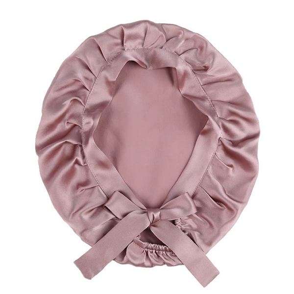 Sovehætte silke Pink Purple