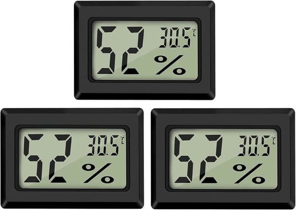 Mini digitalt termometer hygrometer -50~70℃ - 10%~99% RF - Nøyaktighet ±1,0°C
