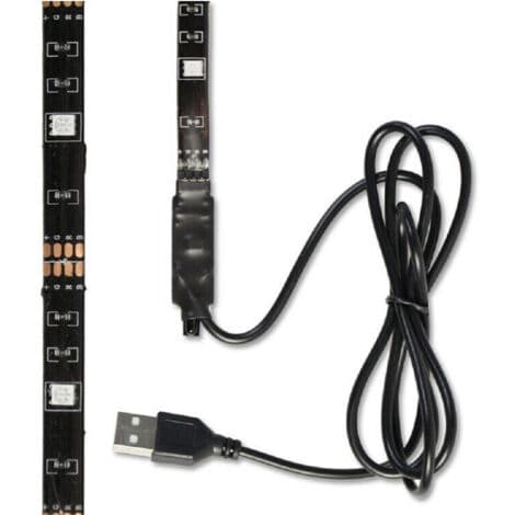 Sæt Tv Strip Led Strip Usb Rgb 5v Til Baggrundsbelysning 2 Mt 3 Mt 5 Mt -2 Mt -
