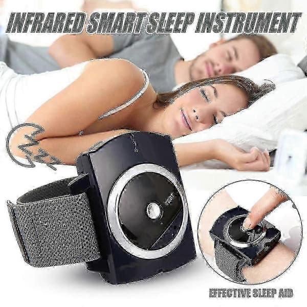 Sleep Connection Anti-snorke Armbånd til Søvnhjælp, Nye Modeller, Sort