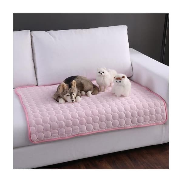 Kølemåtte - XL Størrelse - 100x75 cm - Pink - Optimal Komfort
