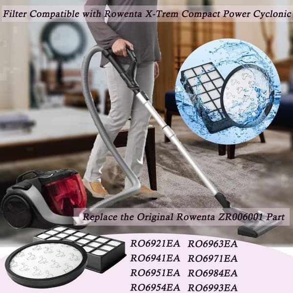 Filtre for Rowenta X-Trem Power Cyclonic RO6984EA RO6941EA RO6963EA RO6921EA RO6971EA (Modell RO69XX)