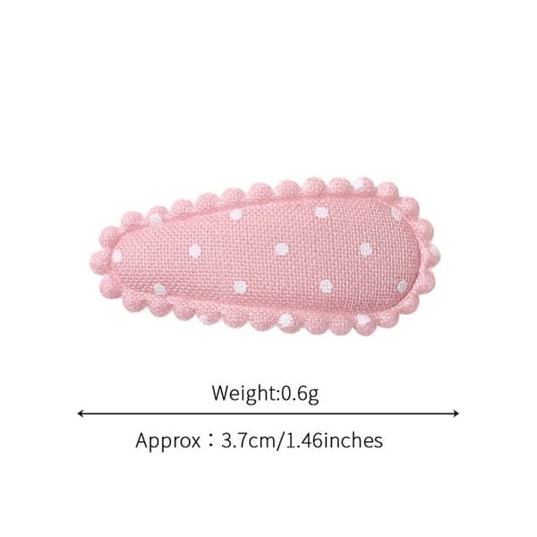 Sett med 20 hårspenner og tilbehør til babyjenter, blomstermønster, 3,6 cm, egnet for småbarn