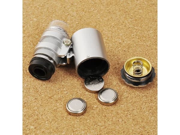 Magnifier / UV Microscope - 60x Magnification & Lamp