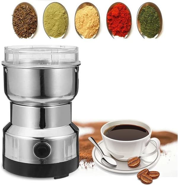 Multifunksjonell elektrisk kaffekvern, kaffekvern for hjemmebruk, høyhastighetskvern, liten krydderkvern