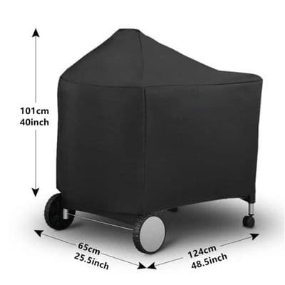 Skyddsfodral för grill - Weber 7152 - Vattentät - 124x65x101cm - Kol