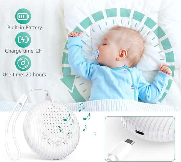White Noise Machine / Sound Machine - Plays white noise & music