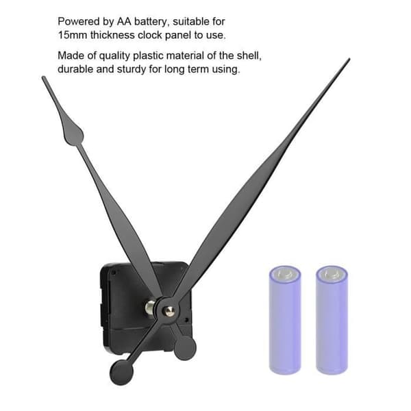 Högprecisionsklocktillbehör Tim- Minutvisare Kvarts Klockrörelse Motor DIY Kit Klocktillbehör