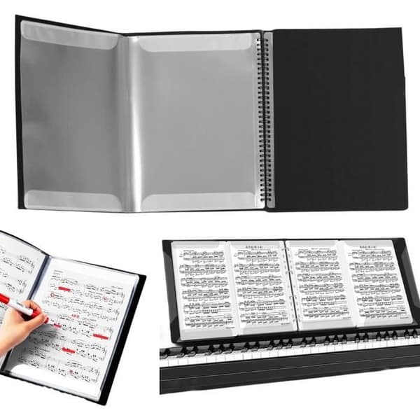 A4-notemappe - Uspesifisert - Kan tilpasses - 40 lommer - Lett - Holdbar