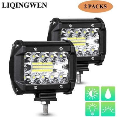12V 60W arbeidslys, lang rekkevidde LED, motorsykkel LED-frontlys, bil arbeidslys, bil LED-lysstang, arbeidslys