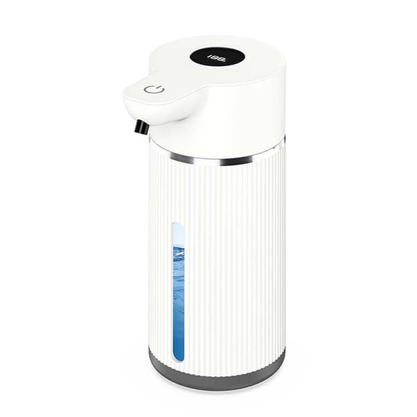 Automatic Soap Dispenser with Screen, Drip-Free Design, Perfect for Kitchen, Bathroom, and Hotel - 420ml White White