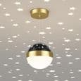Hængende fe-stjerne - 12 cm - Metal - LED - Til børneværelse