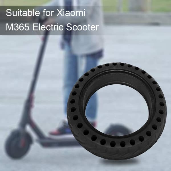 8.5 Inch Honeycomb Solid Tire Compatible with Xiaomi M365 Electric Scooter - Puncture-Proof & Shock-Absorbing 2-Pack 2-pack