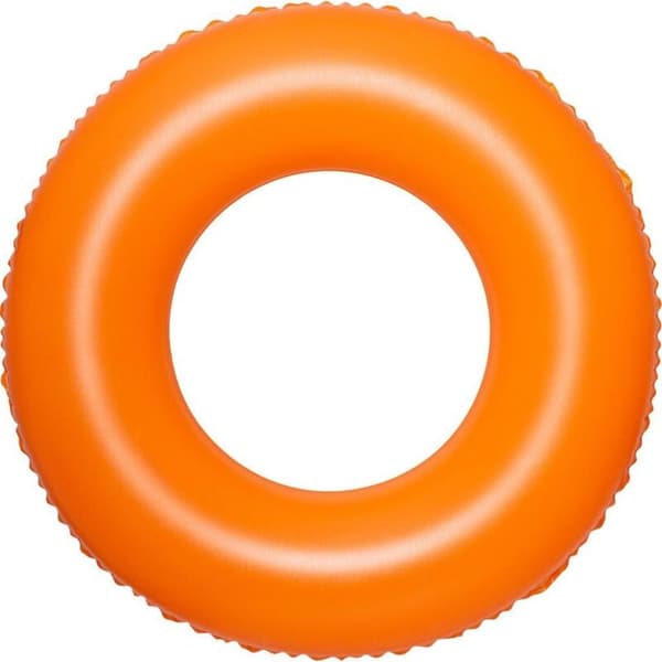 Orange oppustelig swimmingpool, 90 cm, til børn og voksne.