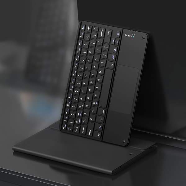 Wireless Keyboard with Touchpad for Tablets Black L Black