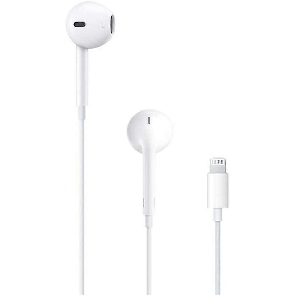 Apple med Lightning-kontakt - Hvit