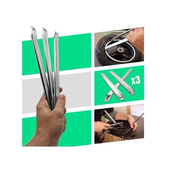 Däckjärn - 30cm - Metall - Ergonomisk - Höghållfast legering