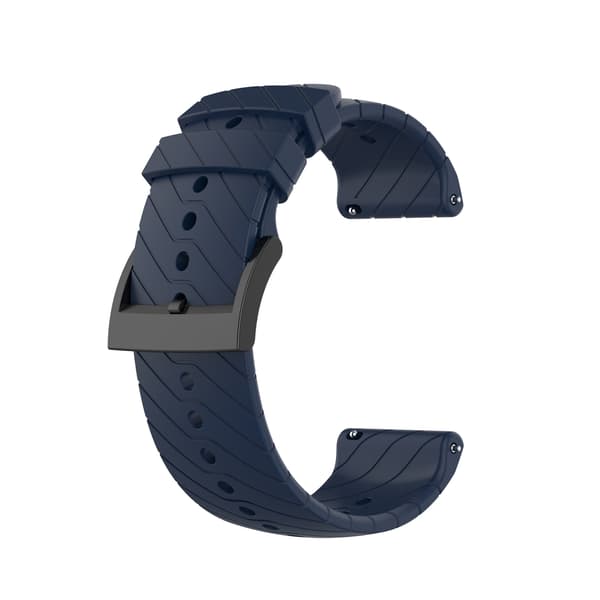 Silikoninen twill-pidennetty mallinen kellonranneke Garmin Forerunner 22mm sininen
