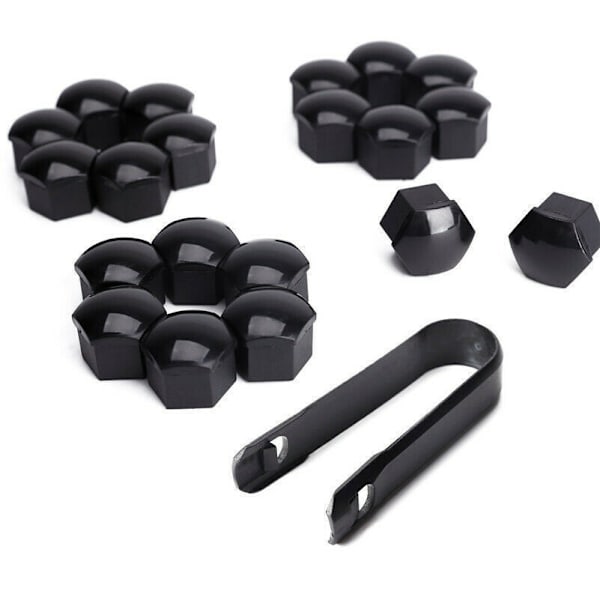 Wheel Nut Cap with Disassembly Tool, 20-pack 21 mm 19 mm
