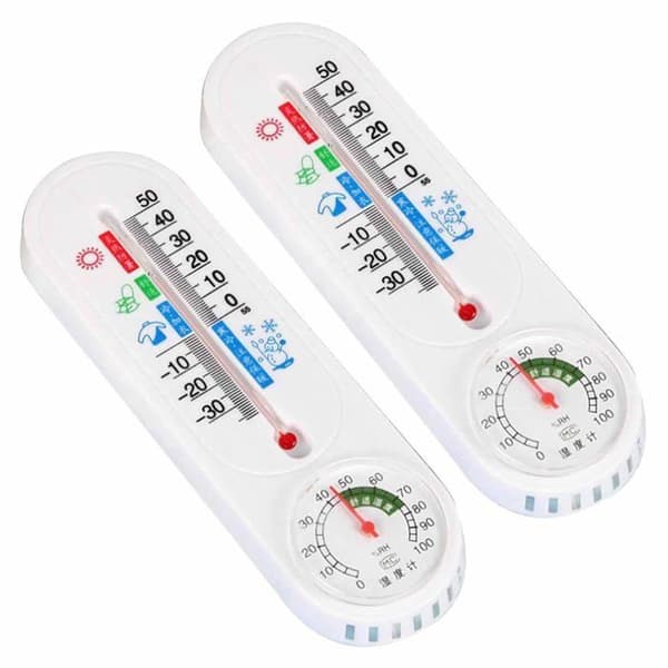 Växthustermometer, högprecisions inomhus väggmonterad termometer, väggmonterad växthustemperaturmätare