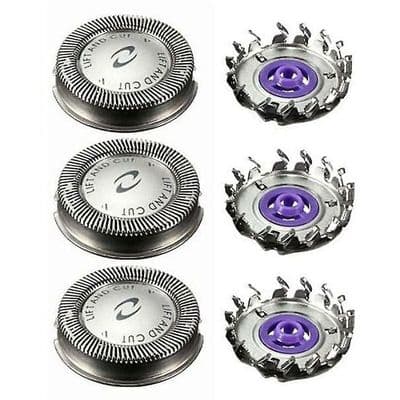 3-pack ersättningsrakhuvuden för Philips HQ3 HQ4 HQ55
