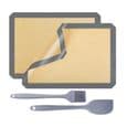 Bakmatta - Silikon - 42x29.5cm - Non-stick - Inkluderar: Borste och spatel