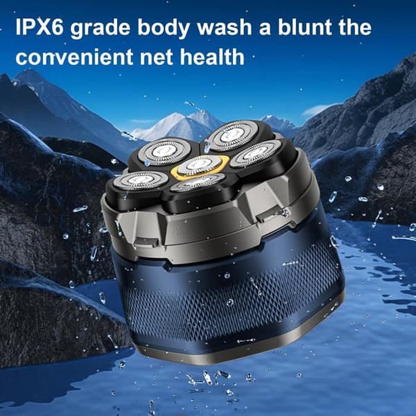 6D magnetisk huvudrakapparat - IPX8 vattentät - LED-display - 60+ min batteritid