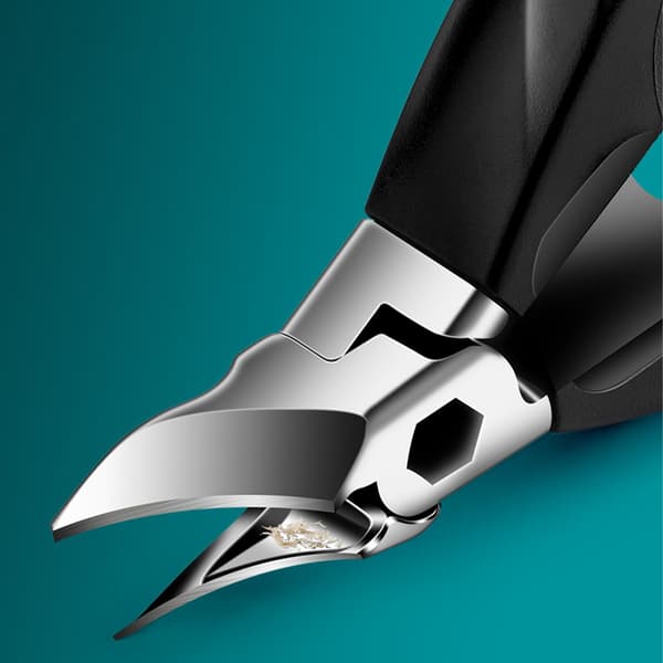 Angled Nail Clippers with Extended Handle for Ingrown Nails - Precision Podiatry Tool