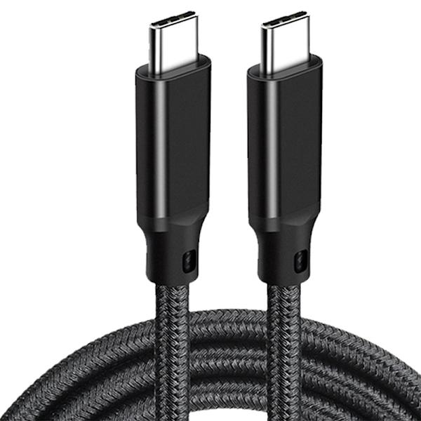 3M USB-C til USB-C hurtigopladningskabel - Sort 2 m Black