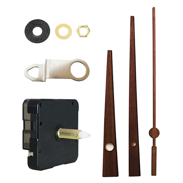 Silent Clock Movement with 28mm Shaft - Individual Packaging