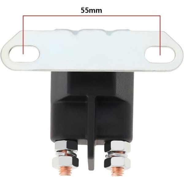 Startsolenoid - 12V 4 tilslutninger - Plæneklipper og traktor - OEM 725 04439